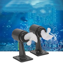 DC 브러시 수중 프로펠러 모터-엔진 스러스터 3-블레이드 DIY RC ROV 로봇 미끼 보트 잠수함 액세서리, [02] Random 1 PCS