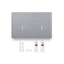 30T 예쁜 고급 펠트 스크린 OA 얇은 플렛 슬림 플랫 오피스 사무실 책상용 테이블 파티션 칸막이, 그레이