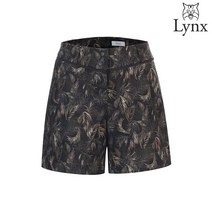 링스골프 링스 여성 패턴숏팬츠 L21A2PS378_BK