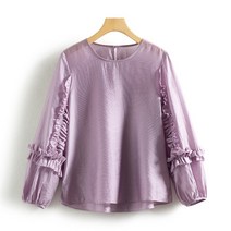 흰색레이스블라우스 전문점 값 469 TH 계열 솔리드 무지 라운드넥 007 할인점 가을 상의 2540046866