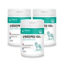 산양유 단백질 산양유단백분말 100% 산양우유 프로틴 가루 Protein 식약처 HACCP 인증, 3개, 산양유단백분말 200g