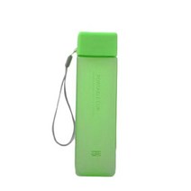 보냉컵 텀블러 리유저블 텀블러 추천 콜드컵 보냉 500ml 투명 사각형 플라스틱 매트 물 컵 우유 컵 휴대용 주스 차가운 스포츠 물 컵 야외 컵 물 로프, d