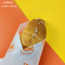 친환경 내유지 노루지 유산지 김밥 포장 샌드위치 햄버거 토스트 버거 빵 와플 식품 기름 종이 포장지 100매 500매 1000매, 내유지 100매_오렌지 아이콘(250×350)