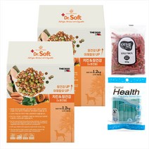 더독 닥터소프트 사료 1+1 1.2kg 3kg 노령견 소프트사료 + 간식 기획세트, (1+1)식이섬유 노령견 1.2kg + 아침애