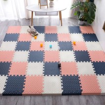EVA단색퍼즐매트2.5cm 2개세트 층간소음 놀이방 매트, 60x60x2.5cm(2P세트)_베이지