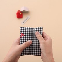 [DIY키트 패키지] (동영상설명) 핫팩파우치만들기 핫팩주머니 팥주머니만들기 커버세트(팥은포함안됨), 블루시바견