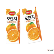 델몬트 오렌지 드링크 팩 190ml 24개, 190ml 24팩