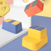 고팡몰_다용도 미끄럼방지 유아 발디딤대 1단 2단#ko_꾺, 꾺선택_발디딤대2단빨강