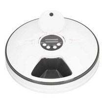 반려동물용품 자동 건조기 24 Hours Automatic Dog Feeder Timed Smart Portion Control Dispenser with Vo, 01 silver