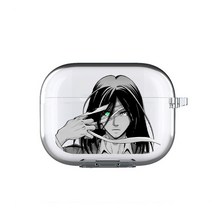 진격의거인 붕대 눈빛 애니메이션 에어팟케이스 투명, AA_Apple Airpods Pro 2후크 없음
