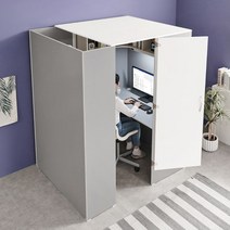 e스마트 무아르 프리미엄 1인 가정용 독서실책상 H1800 학습용LED스탠드 포함, 메이플