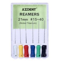치과용품 도구 1540 치과용 근관 수동 사용 파일 드릴, REAMER 21mm
