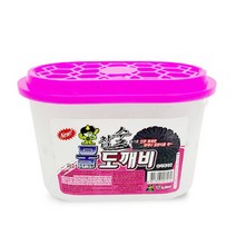 제이큐 참숯 물도깨비 습기제거제 냄새 곰팡이 방지 제습 X 4매입, 4개