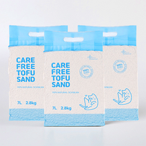 [마이펫닥터] 케어프리 고양이 두부모래 2.8kg 3ea, 8.4kg