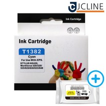 엡손 재생잉크 T138 파랑 T235 TX320F TX325F, 1개, 재생_T138파랑