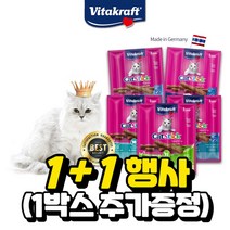 1+1행사 비타크래프트 캣스틱 60+20개입x2개, 대구 코어피쉬+치킨 캣그라스 각1박스