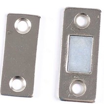 자석 도어 캐치 빠찌링 마그네틱 경첩 장롱자석 실버 무타공 타공 얇은 슬림 판자석