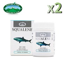 네이쳐스탑 호주 스쿠알렌 1000mg 상어간유, 2개