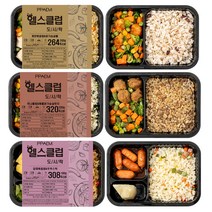 헬스클럽도시락, 6종 12팩