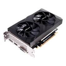PNY GeForce® GTX 1650 4GB GDDR6 VERTO 듀얼 팬 그래픽 카드, Black Box