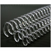 [RA㏓] 카피어랜드 코일링 8mm 투명 3대1 150개입 1kg 제본링 와이어링 용링 스프링 용와 플라스틱모일링 기링 ▷_§Ea, 《본상품》