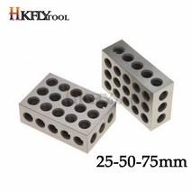 측량 2개/대 25-50-75mm 경화 강철 블록 0.005 