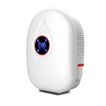 베란다제습기 22W 휴대용 미니 공기 제습기 800ml 의류 건조 열 습기 탈수기 침실 지하실 가정용 건조기 100-240V, 02 빨간