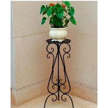 SAMARA 인테리어 철제 분체 화분대 화분받침 화분정리대 생산국가출고품, 24*30*60cm블랙