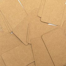 두꺼운 메모종이 단어카드용 크라프트지