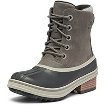 쏘렐 부츠 여성 SOREL Slimpack III Lace Boot Quarry Waterproof Leather Winter Boots