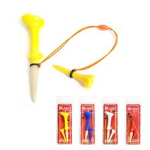 블레이드 슬라이스 방지 골프티 걸이세트, 미들티 화이트