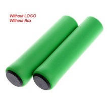 실리콘 소재 MTB 미끄럼 방지 사이클링 그립 2 개입 산악 로드 바이크 핸들바 커버 그립 자전거 액세서리, Basic green