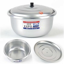 알루미늄 솥 업소용 양은 은 냄비 30호 곰솥 대용량 대형 국산 식당 가정 용 국물 육수 빠른 열전도 조리 요리 솥 대량 기관 단체 급식 음식점 가게 은색 실버 빨래 소독 살균 통
