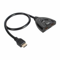 케이블 NM HS202 모니터 선택기 1대2 HDMI 4K 오디오 지원, 색상:[색상]본상품