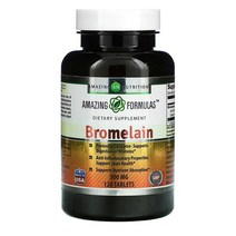 어메이징뉴트리션 브로멜라인 500mg 120정, 기본, 1개