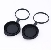 솔로몬옵틱스 고성능 초광각 휴대용 쌍안경 망원경 2 피스 보호 고무 대물 렌즈 캡 42mm 외경 52 ~ 54mm W2590A, 1.2pieces