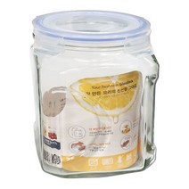 글라스락 유리 술병 밀폐용기 캐니스터 매실병 담금주병, 1개, 2O00ml