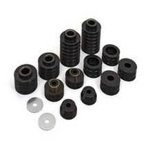 Daystar Ford Explorer Polyurethane Body Mounts fits 1991 to 2001 2/4WD KF04009BK Made in America, 1, Black