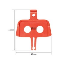 자동차 브레이크 디스크 패드붉은 색 유압 스페이서 shimano 및 기타 밴드 용 삽입, 부르고뉴