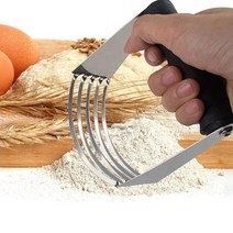 제과제빵실기준비물 제과실기준비물 케이크분할기 스테인레스 스틸 소프트 그립 페스트리 블렌더 반죽 커터 밀가루 믹서 파이 키트, WHITE