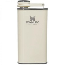 스탠리 Classic Easy Fill 와이드 마우스 플라스크 226.8g(8온스) 크림 글로스, Cream Gloss