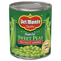 델몬트 프레쉬컷 무염 스위트피 완두콩 통조림 241g 12팩 Del Monte Fresh Cut Sweet Peas No Salt Added
