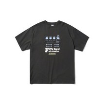 OIOI 오아이오아이 CONTROLLER GRAPHIC ADVANCED T-SHIRT CHARCOAL