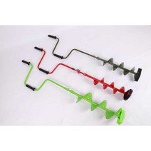 빙어 낚시 얼음 깨는 도구 수동 아이스 오거, 빨강-11cm