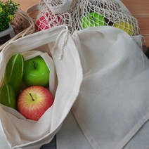 힐러스 무지 광목 더스트백 천 면 스트링 복조리 파우치 주문 제작 다용도 주머니 이너백 린넨