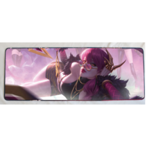 롤 LOL 디자인 마우스 패드 79종 시리즈 리그 오브 레전드 장패드 3mm 두께, 800x300mm + 3mm개, 다크 카키