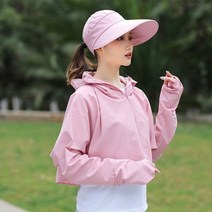 여자 트레킹복 크롭 숏 캡모자 봄 여름 여성 바람막이 자켓 여름용 등산용 부모님 초경량