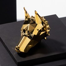 루크타 명품 도베르만 에디션 고급 차량용 송풍구 방향제 디퓨져, 24K 골드, 화이트 머스크 블랜드