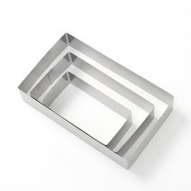 홈베이킹 스텐 무스링 3종세트 치즈 떡케이크틀, 없음, 색상:옵션없음