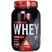 사이토스포츠 CYTOSPORT 몬스터 웨이 프로틴 바닐라 1kg (약 25회분), 기본, 1개